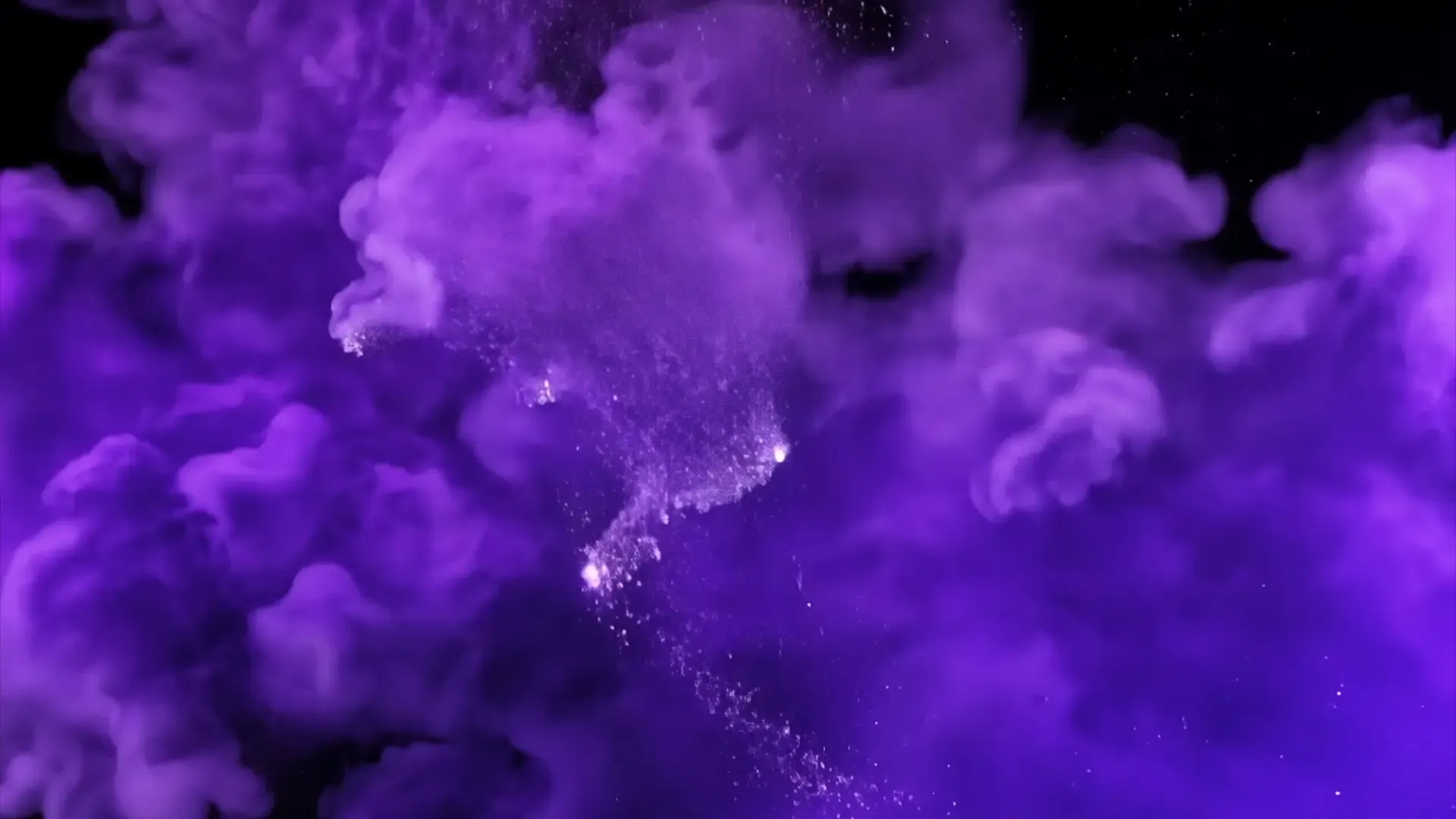 Mystical Purple Smoke Overlay for Dramatic Logo Animation